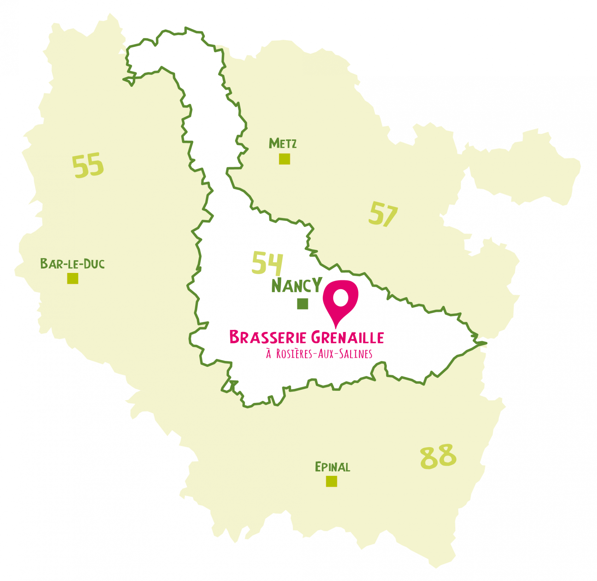 Localisation Brasserie Grenaille